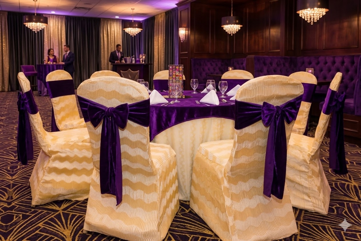Chair Covers with Sashes