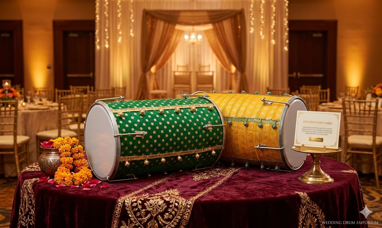 Premium Decorated Dhol