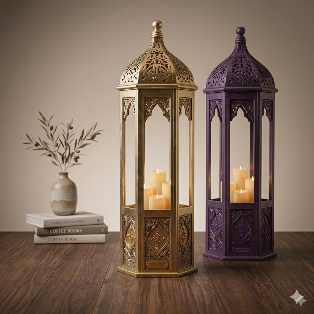 Carved Wooden Lanterns — Up to 6ft