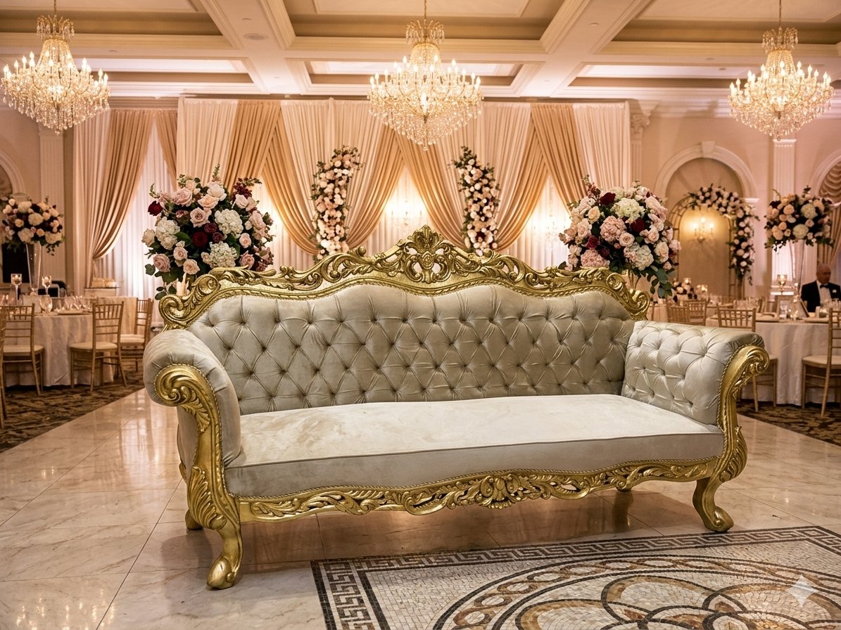 Grand Banquet Sofa — Champagne