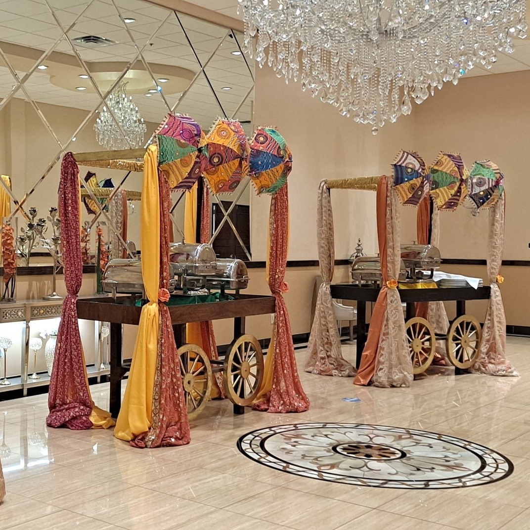 ZS Banquet Supply food carts crystal chandelier USA hall